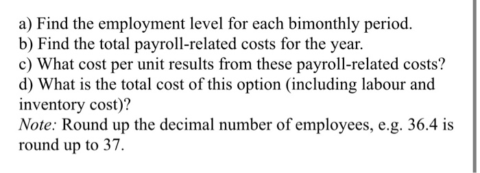 Here is an operations planning case analysis. You