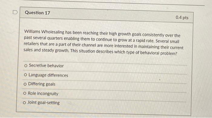 20 points D Question 19 0.4 pts Taking the