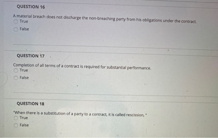 QUESTION 13 "In determining whether a party is an