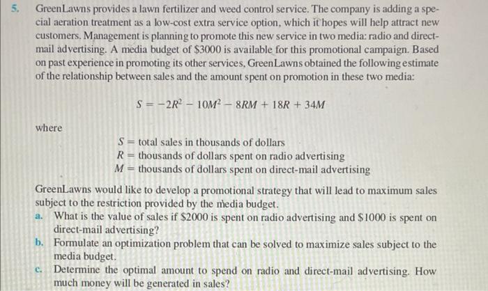 please help me put this in excel and solve