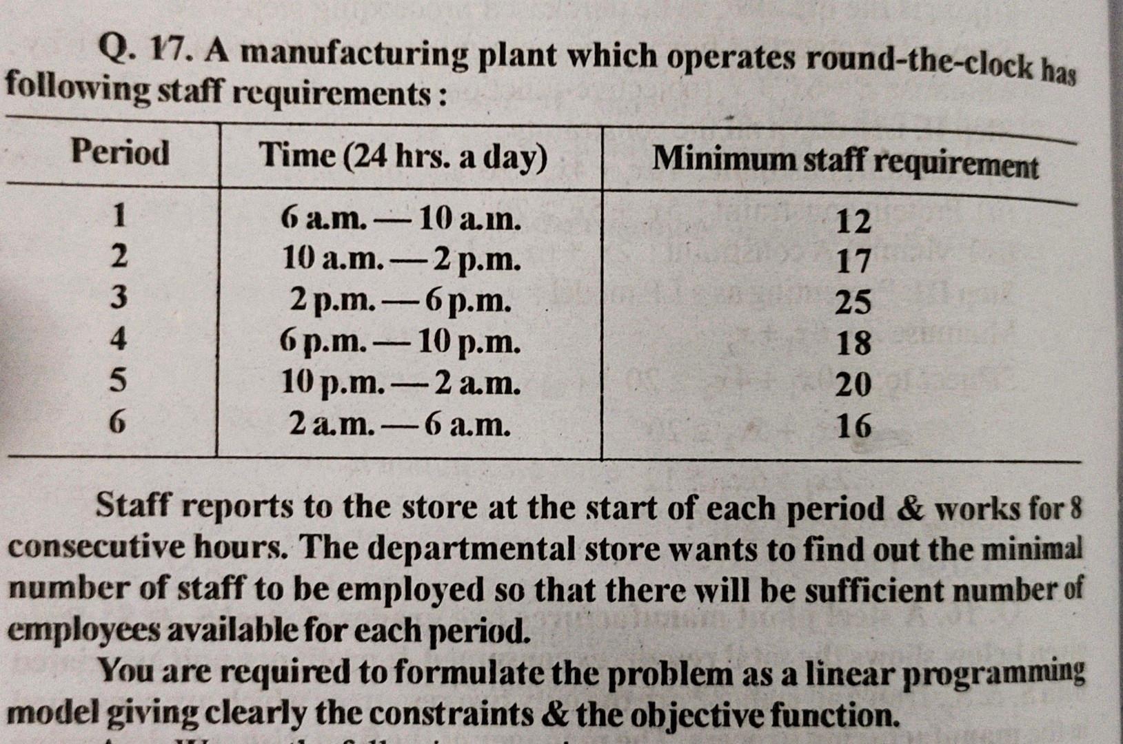 complete question correct solutions. Q. 17. A