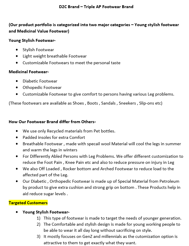 QUESTION Do the STP Analysis for the following