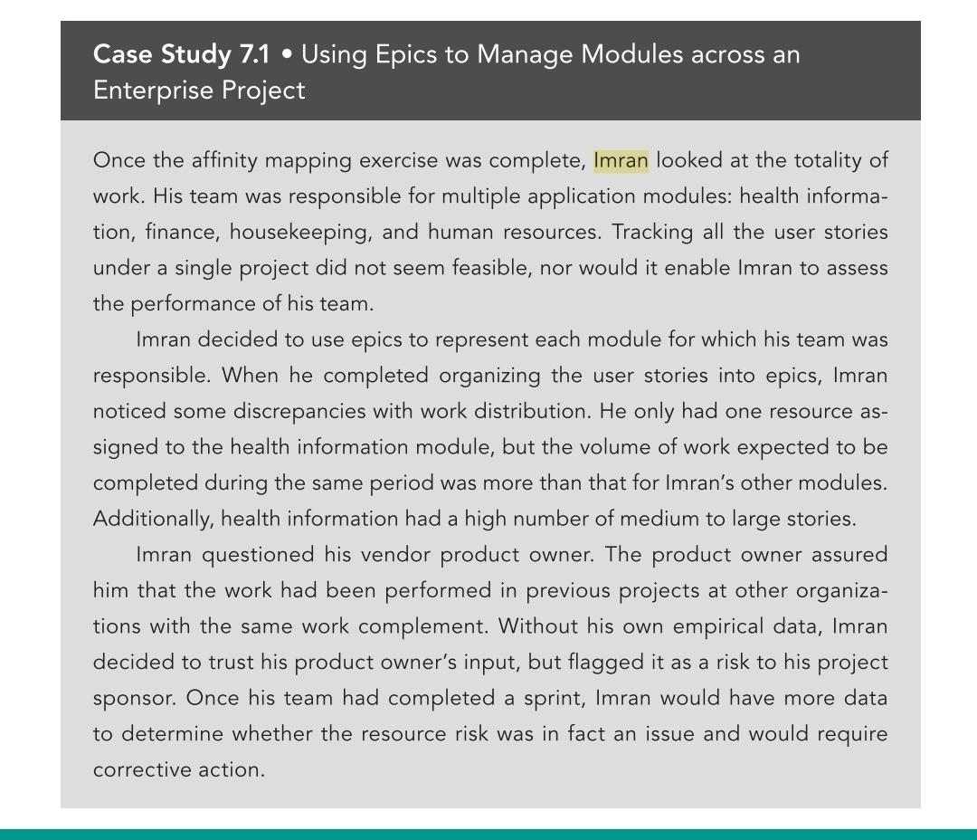 Once the affinity mapping exercise was complete,