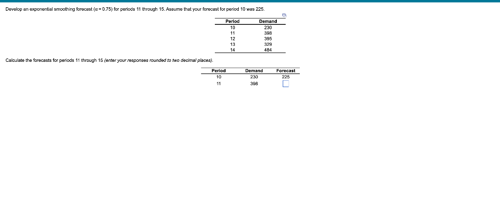 Step by step please Develop an exponential