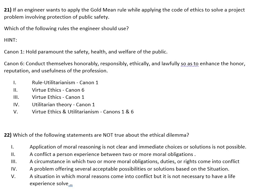 Please write the final answers for the following