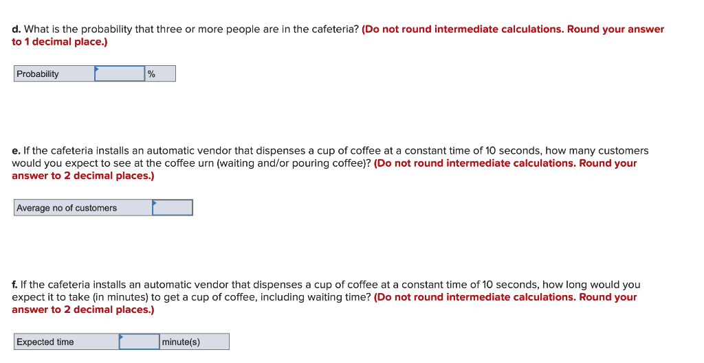Some tasks and the order in which they must be