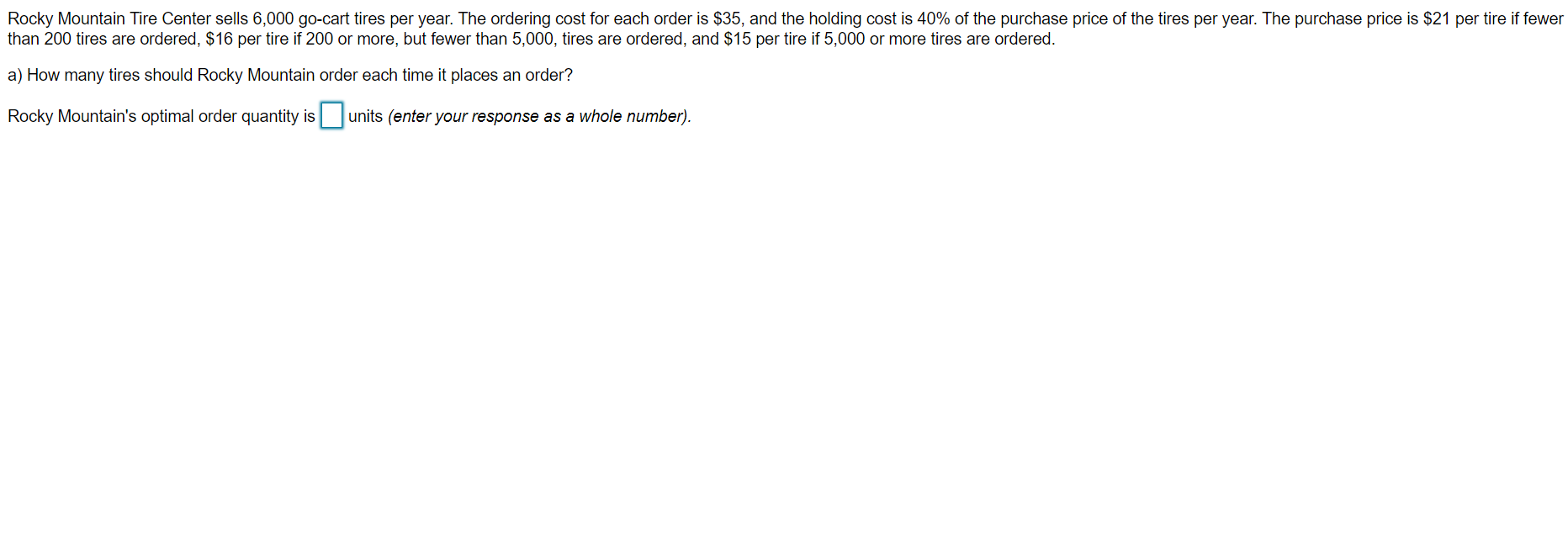 Rocky Mountain Tire Center sells 6,000 go-cart