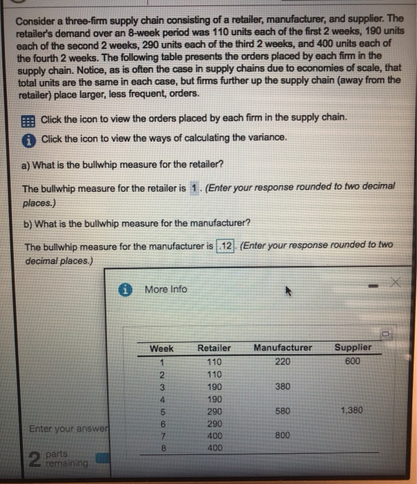 Consider a three-firm supply chain consisting of