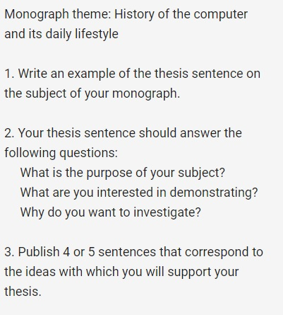 Can you help me with an example of a Tesis