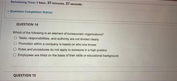 Hour, minutes, 32 seconds. Question Completion