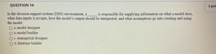 QUESTION 3 is a collection of applications that