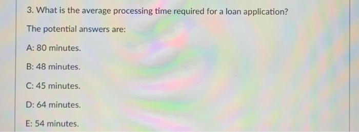 2. MBPF Bank on the average receives 50 loan