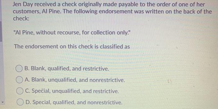 Which of the following are subject to