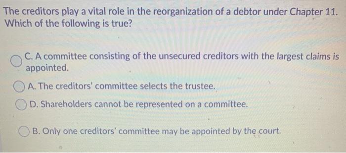 Which of the following are subject to