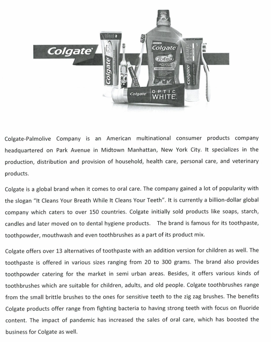 markerting um Colgate Colgate Totes A Colgate