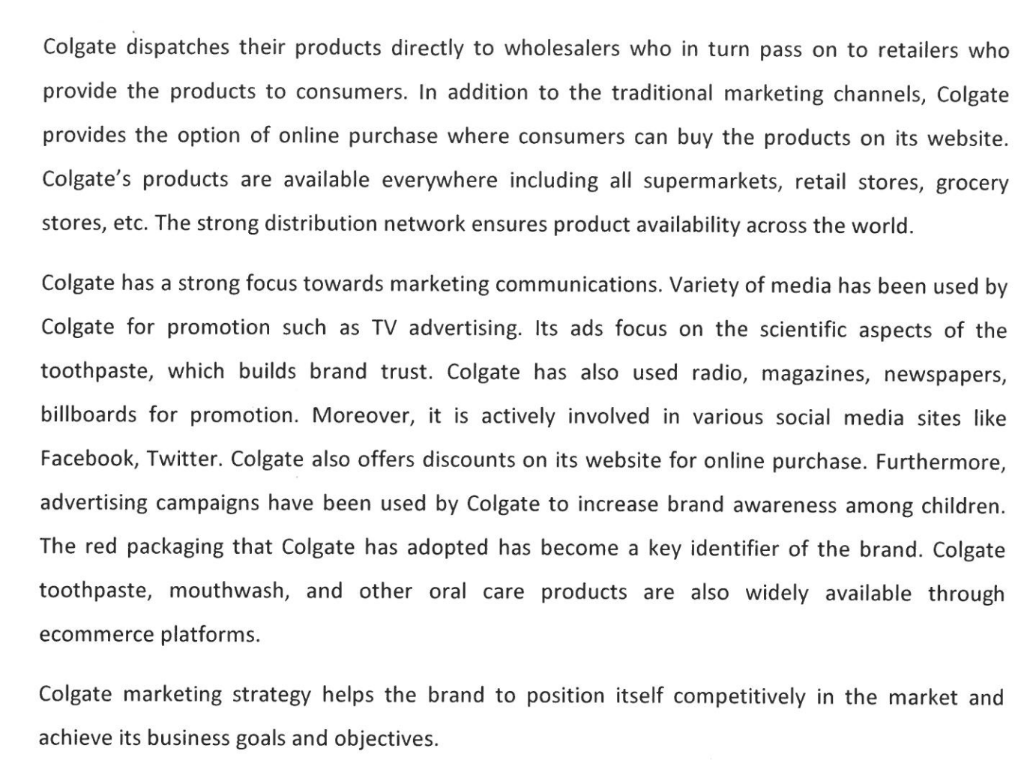markerting um Colgate Colgate Totes A Colgate