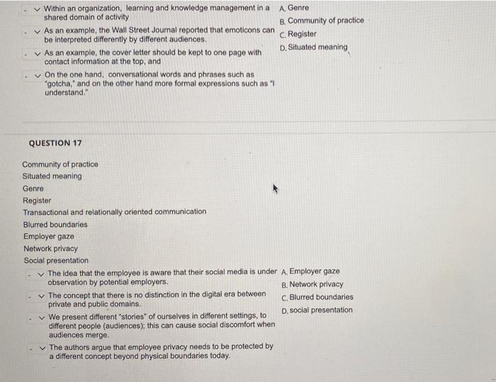 Within an organization, learning and knowledge