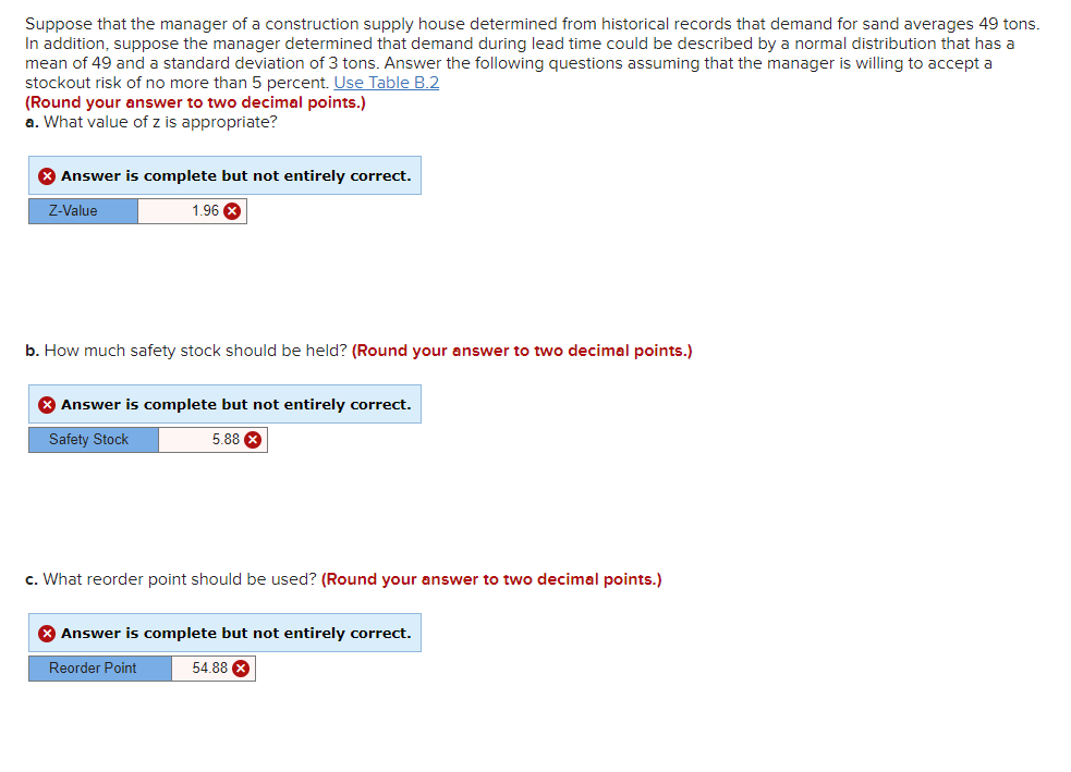 Suppose that the manager of a construction supply