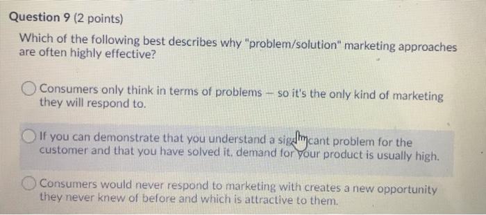 Question 7 (2 points) The implication of the Law