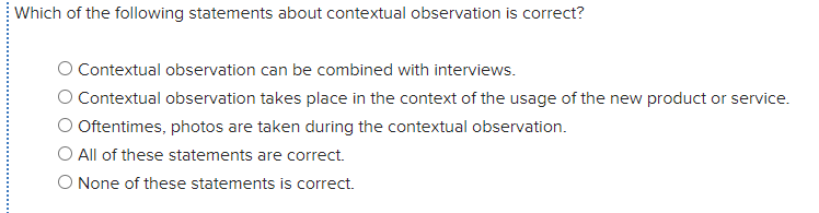 Which of the following statements about