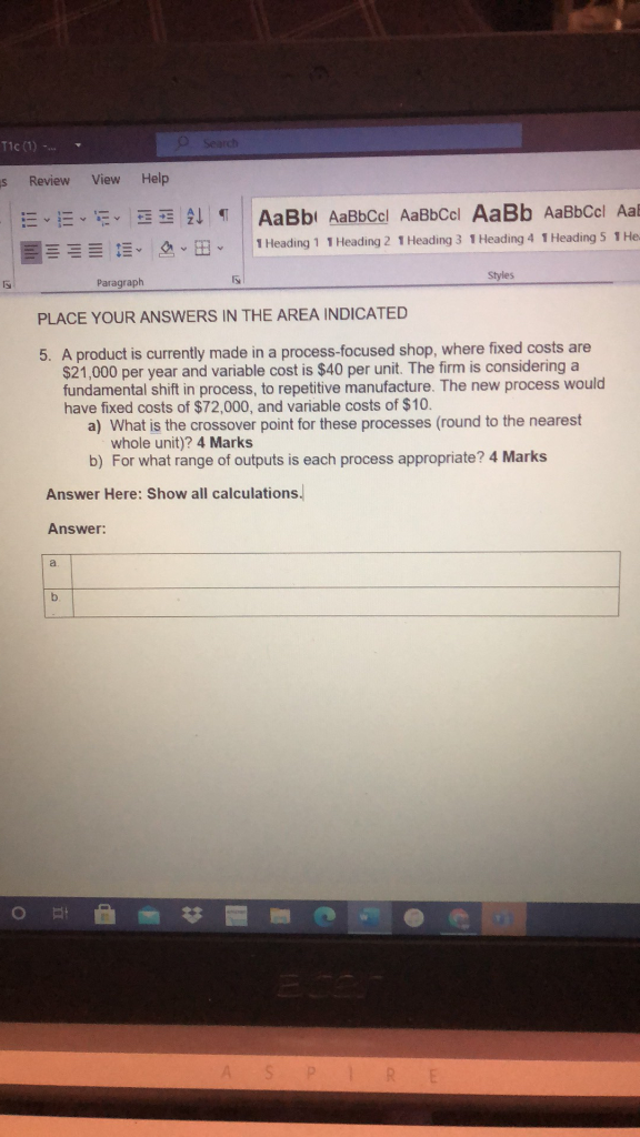 T1c (1) - s Review View Help = = AaBb AaBbCcl