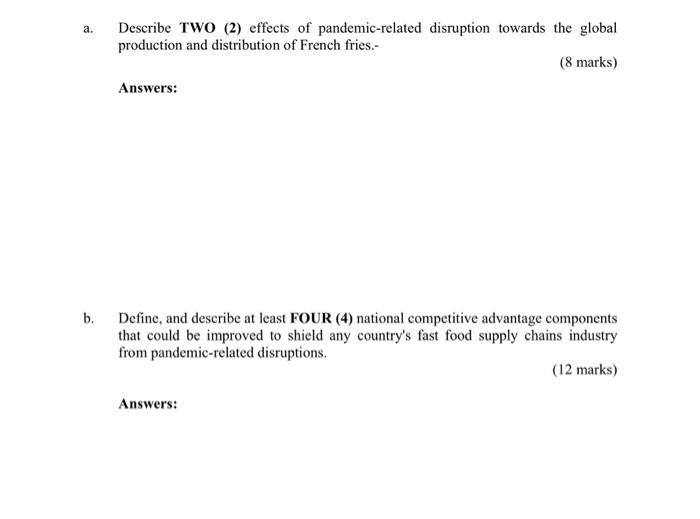 answer in the last slide QUESTION 2 (20 MARKS)