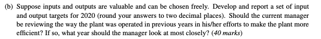 Please help me with this homework question. Data