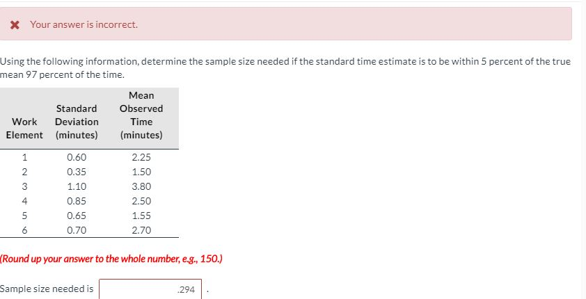 Got it wrong , please help need an answer to this