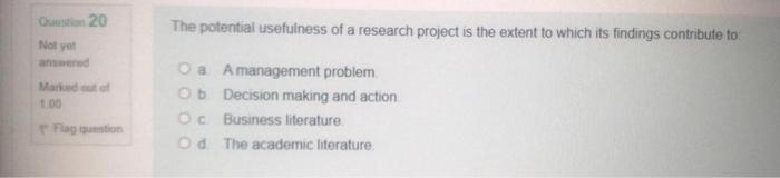 19 Decision trees are often presented as a means