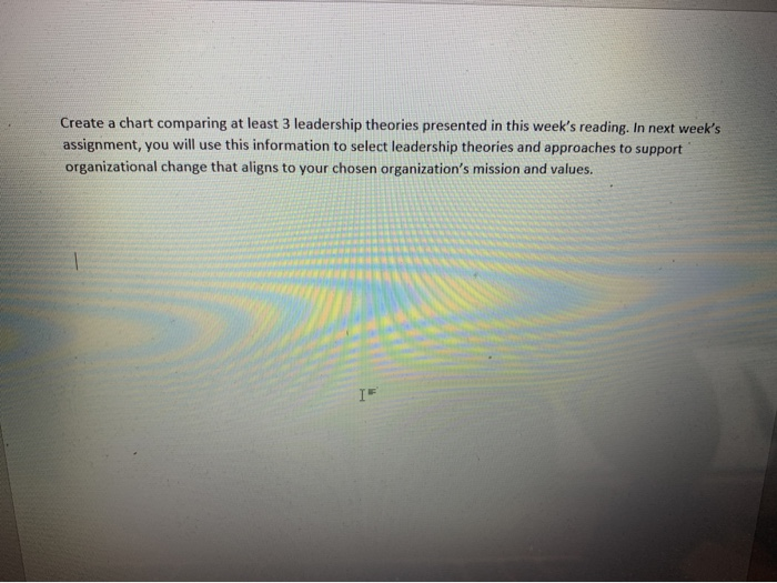 Create a chart comparing at least 3 leadership