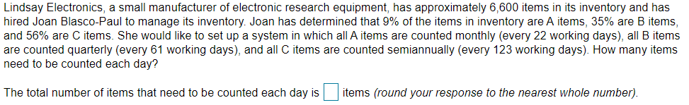 Lindsay Electronics, a small manufacturer of