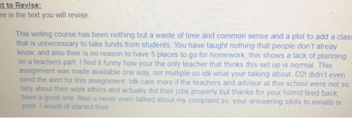 Instructions For this assignment, you will take