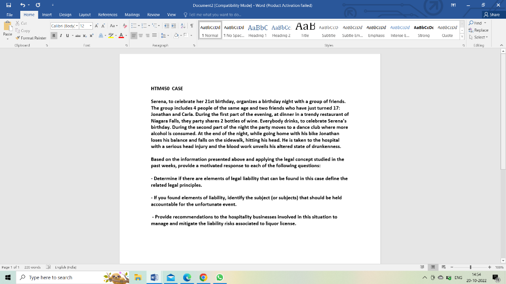 HTM450 CASE Serena, to celebrate her 21st