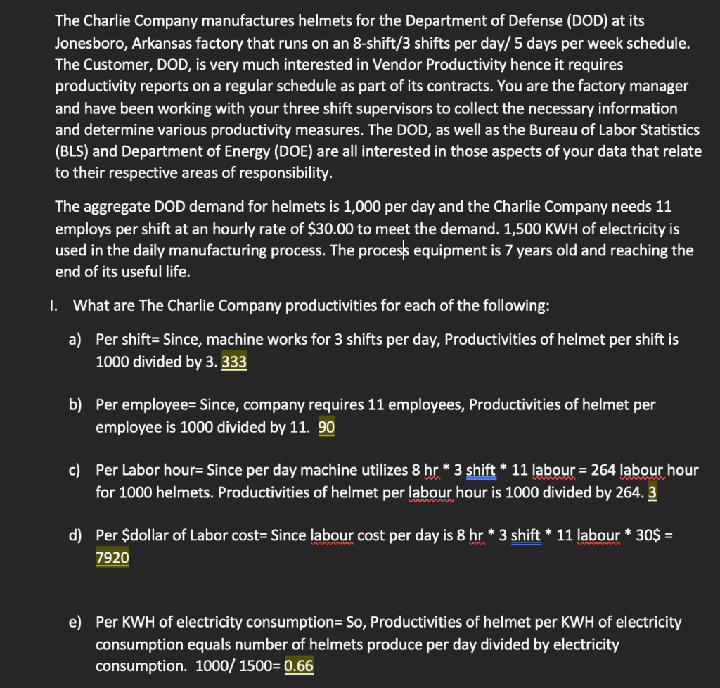 Need help with PT 2 The Charlie Company