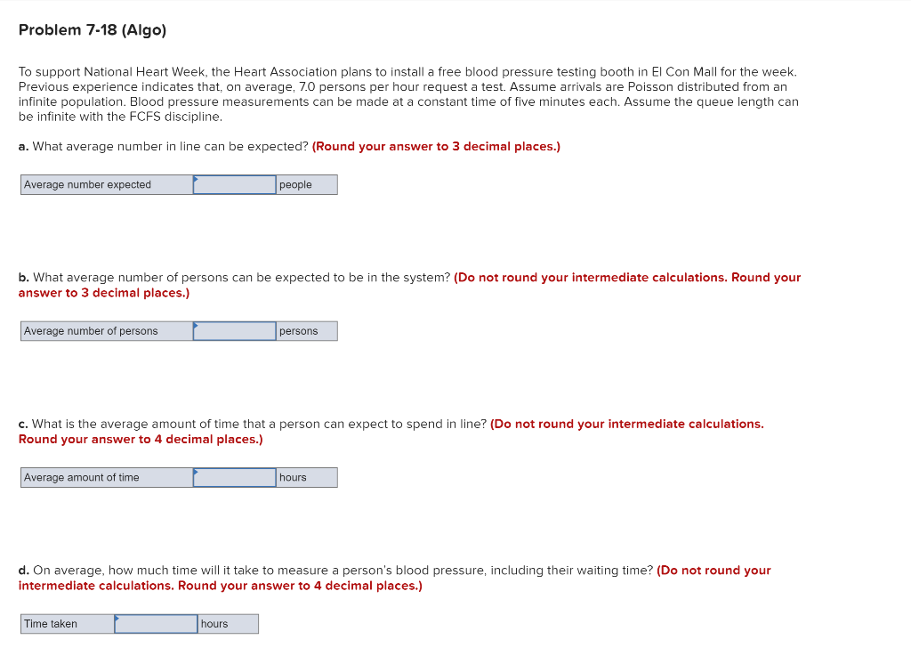 Problem 7-18 (Algo) To support National Heart