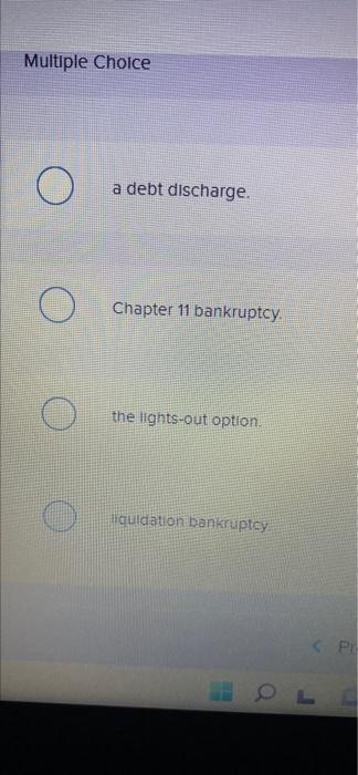 Failco had several small debts but no realistic