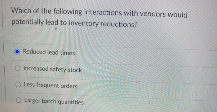 Which of the following is least likely to be in