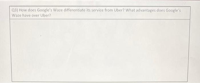 Q2) Uber uses surge pricing. (a) What are the