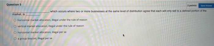 Question 5 2 points Save Awe which occurs where