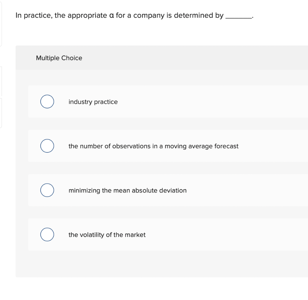 What is the correct answer? In practice, the