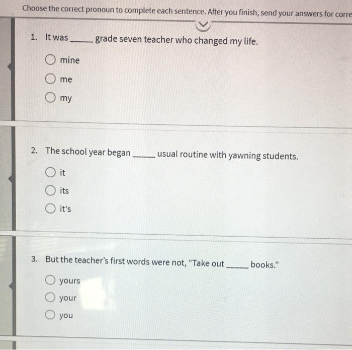 Match the steps involved in describing a process