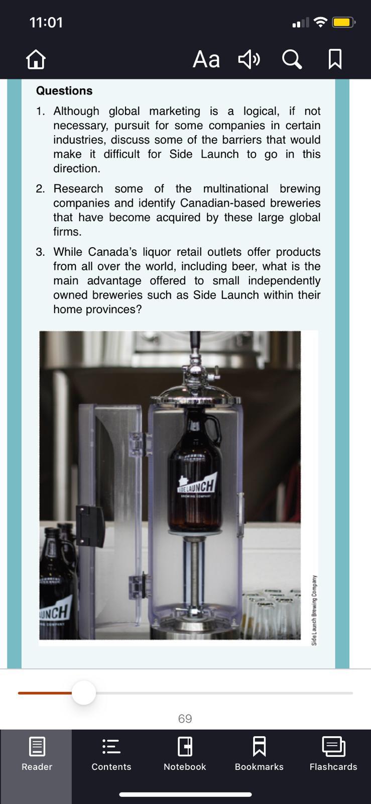 11:01 Aa 7 a SIDE LAUNCH BREWING COMPANY