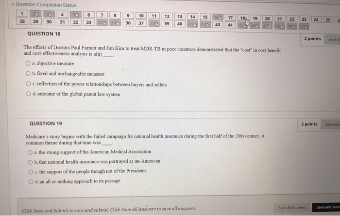 Question Completion Status: 1 20 30 4 5 28 29 30