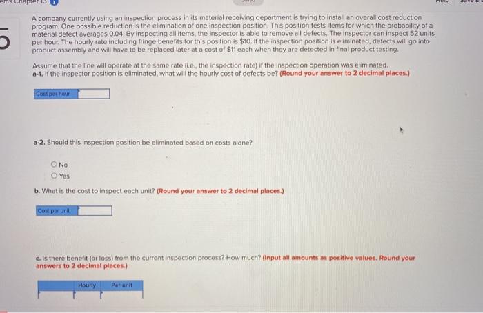 ems ner 13 A company currently using an