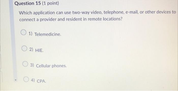 Question 13 (1 point) HIT has the potential to