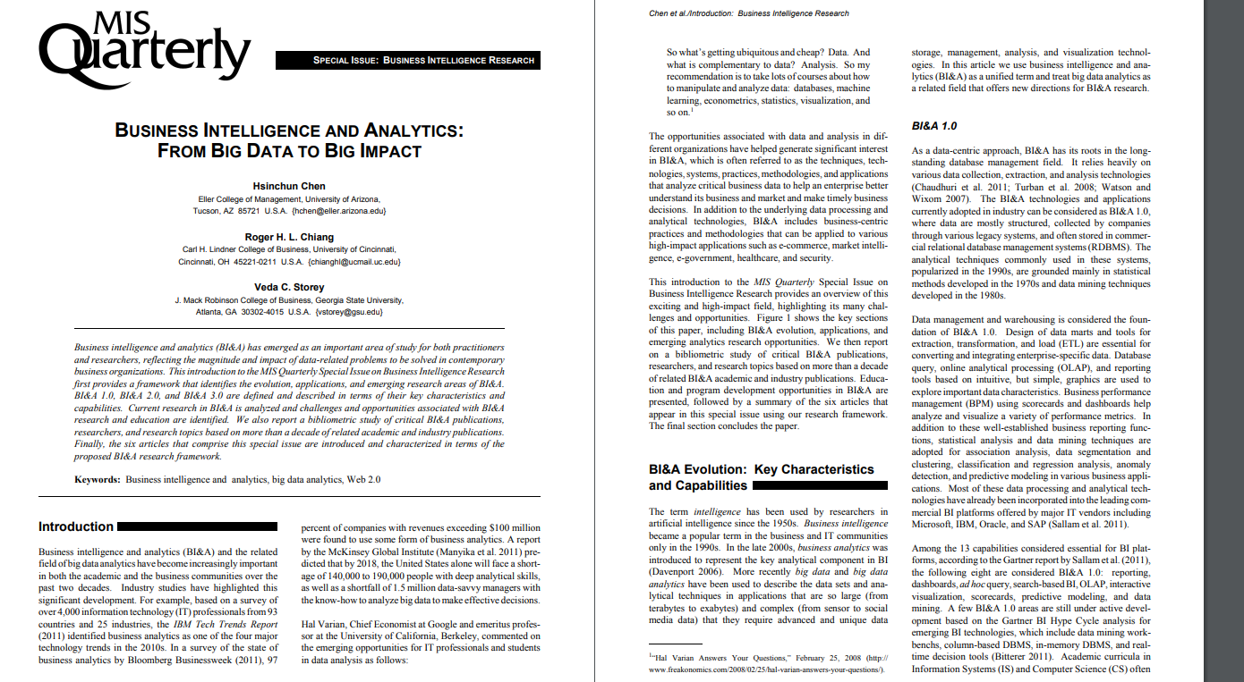 Write an Executive summary by using the below