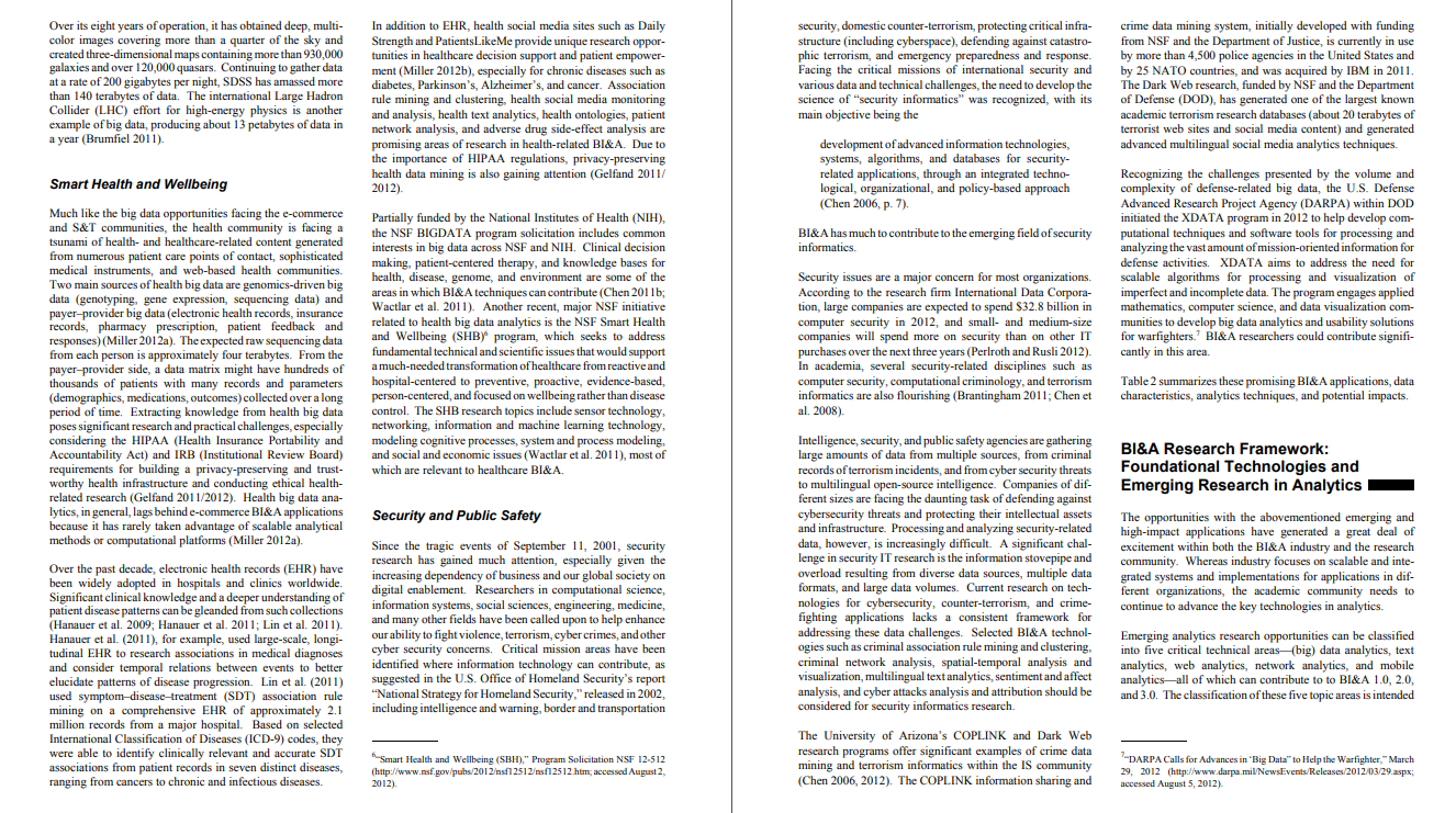 Write an Executive summary by using the below