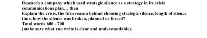 cri Research a company which used strategic