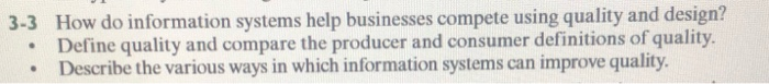 3-3 How do information systems help businesses