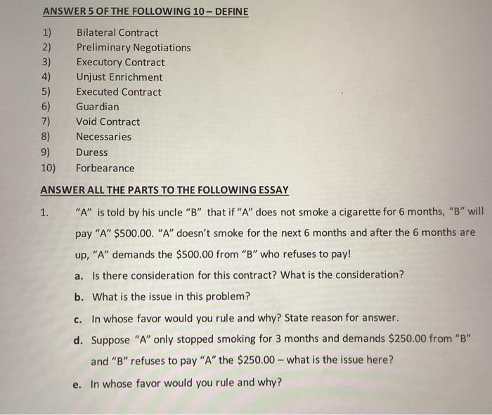 Subject; BA 1200 Answer the following question in